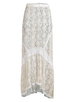 Dalia Guipure Lace Maxi Skirt