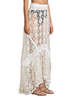 Dalia Guipure Lace Maxi Skirt