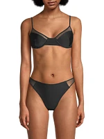 Kai Mesh-Trimmed Underwire Bikini Top