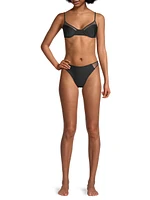 Kai Mesh-Trimmed Underwire Bikini Top