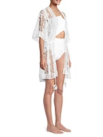 Robin Lace Cover-Up Minidress