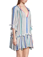 Aspyn Striped Tassel Minidress