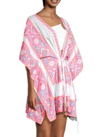 Samira Beaded Cotton Cover-Up Dress