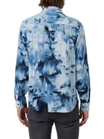 Julian Abstract Button-Front Shirt