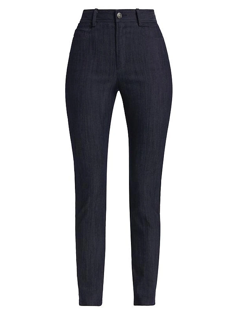 Leith Cropped Straight-Leg Pants