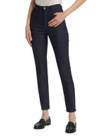 Leith Cropped Straight-Leg Pants