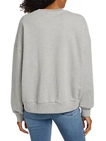 Paris New York Cotton-Blend Pullover Sweatshirt