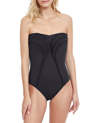 Queen Of Paradise Ruffled One-Piece Swimsuit