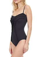 Queen Of Paradise Ruffled One-Piece Swimsuit