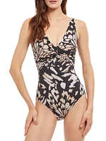 Miss Butterfly Twisted One-Piece Swimsuit