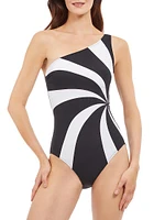 Timeless One-Shoulder One-Piece Swimsuit