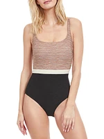 Serenity Squareneck One-Piece Swimsuit