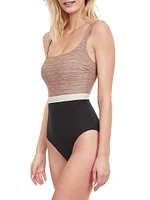 Serenity Squareneck One-Piece Swimsuit