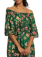 Gallia Off-the-Shoulder Cover-Up Dress