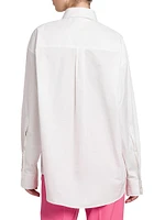 Iconic Oversized Cotton Long-Sleeve Shirt