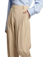 Iconic Pleated Cropped Pants