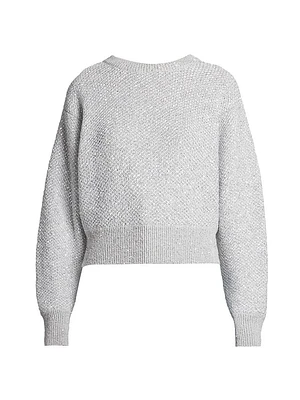 Sequined Wool-Blend Sweater