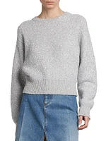 Sequined Wool-Blend Sweater