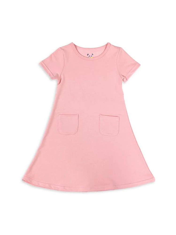 Baby Girl's Cotton-Blend T-Shirt Dress