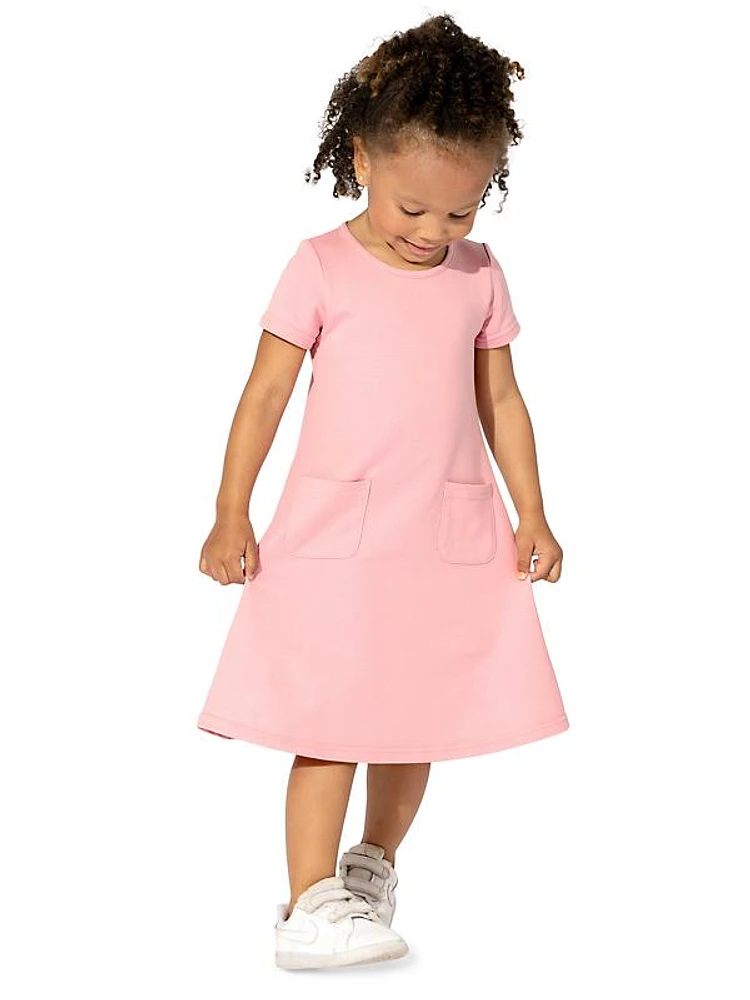 Baby Girl's Cotton-Blend T-Shirt Dress