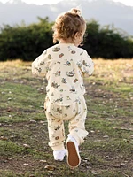 Baby's Easter Bunny Print Coveralls