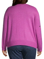 Hidden Gems Cotton-Blend Crewneck Sweater