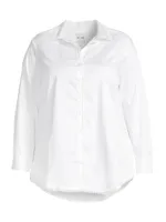 Round About Cotton Long-Sleeve Shirt