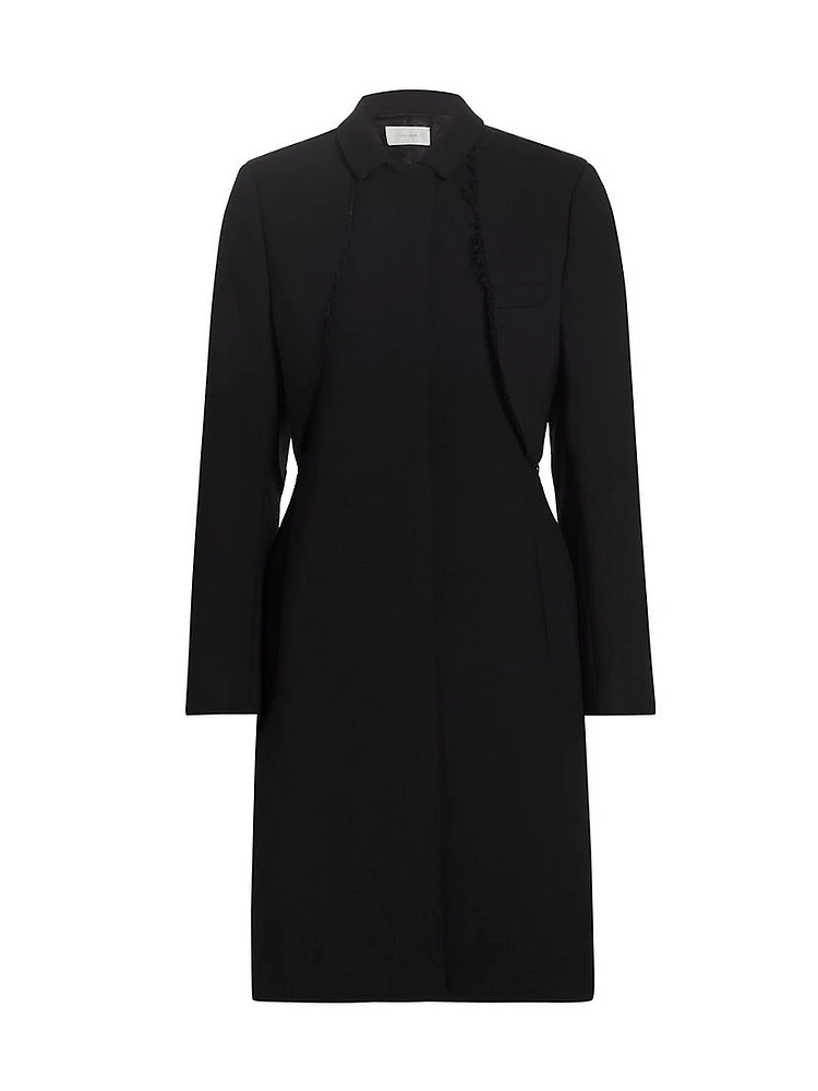 Holmes Wool Layered Coat