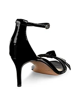 Clarita Double 60MM Patent Leather Sandals