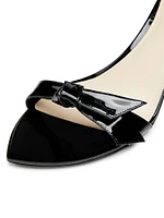 Clarita Double 60MM Patent Leather Sandals