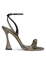 Maxxi Plexi 100MM Glitter Mesh Sandals