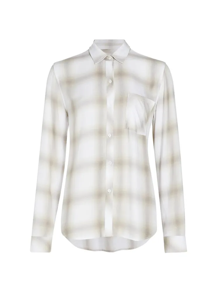 Hunter Plaid Button-Up Shirt