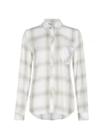 Hunter Plaid Button-Up Shirt