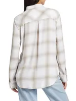 Hunter Plaid Button-Up Shirt