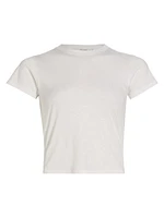 Tommy Cotton Crop T-Shirt