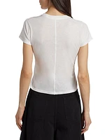 Tommy Cotton Crop T-Shirt