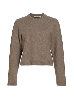 Enrica Cashmere V-Neck Sweater