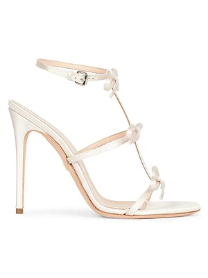 90MM Silk Strappy Sandals