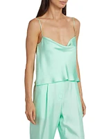 Silk Cowlneck Camisole