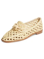 Clarita Raffia Loafers