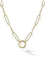 DY Madison Elongated Chain Necklace 18K Yellow Gold