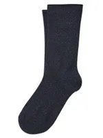 Cashmere And Silk Sparkling Knit Socks
