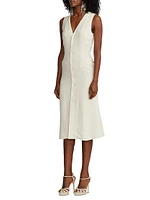 Berke Tailored Linen & Silk Dress