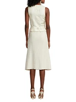 Berke Tailored Linen & Silk Dress