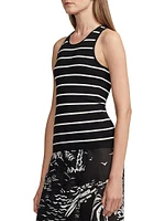 Graphic Striped Tank Top