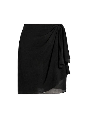 Dorian Linen Voile Mini Skirt