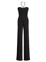 Stretch Jersey Wide-Leg Jumpsuit