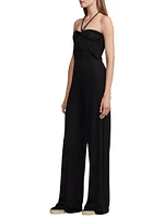 Stretch Jersey Wide-Leg Jumpsuit