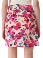 Melissa Frilly Printed Skirt