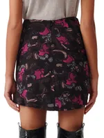 Fidi Printed Mini Skirt